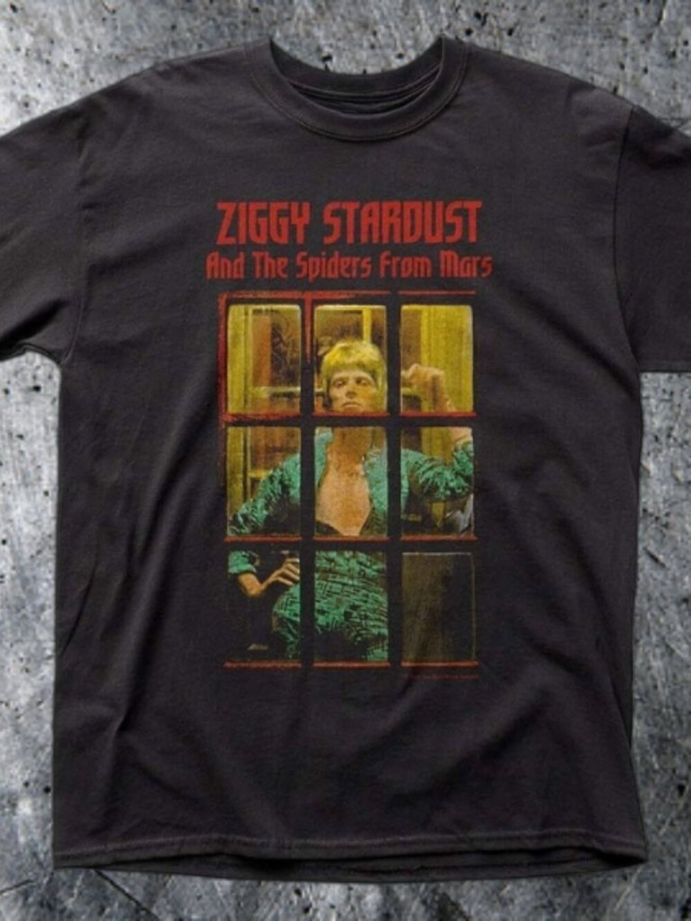 Ziggy Stardust Shirt - David Bowie Glam Rock Band Graphic Tee